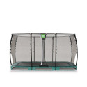 Trampoline enterré Allure Classic - vert - 214x366cm - Exit Toys