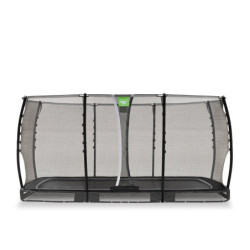 Trampoline enterré Allure Classic - noir - 244x427cm - Exit Toys