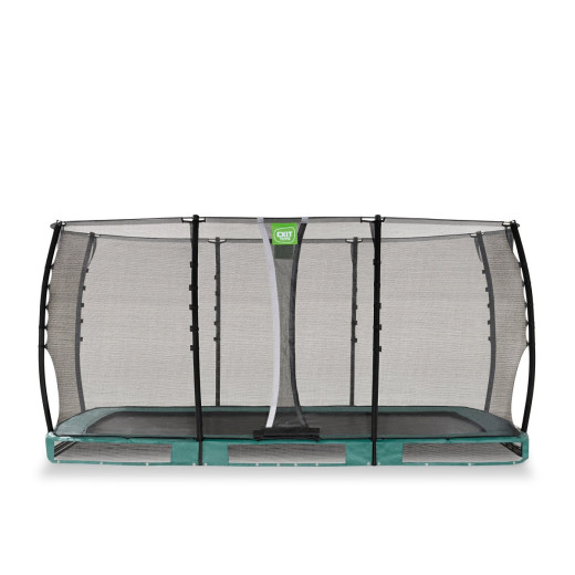 Trampoline enterré Allure Classique - vert - 244x427cm - Exit Toys