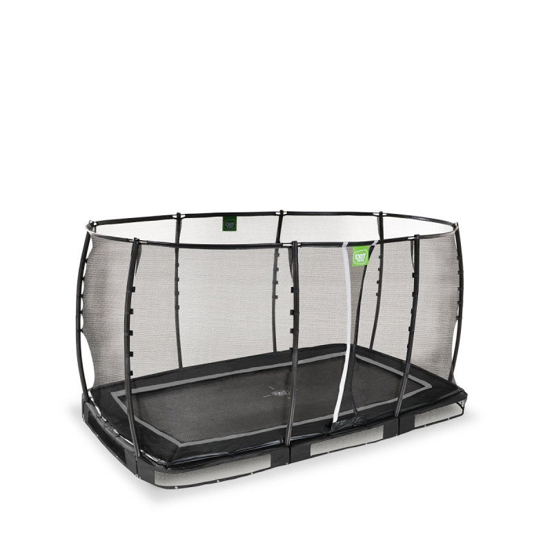 Trampoline enterré Allure Premium - noir - 214x366cm - Exit Toys