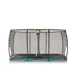 Trampoline enterré Allure Premium - vert - 214x366cm - Exit Toys