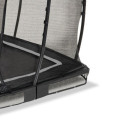Trampoline enterré Allure Premium - noir - 244x427cm - Exit Toys