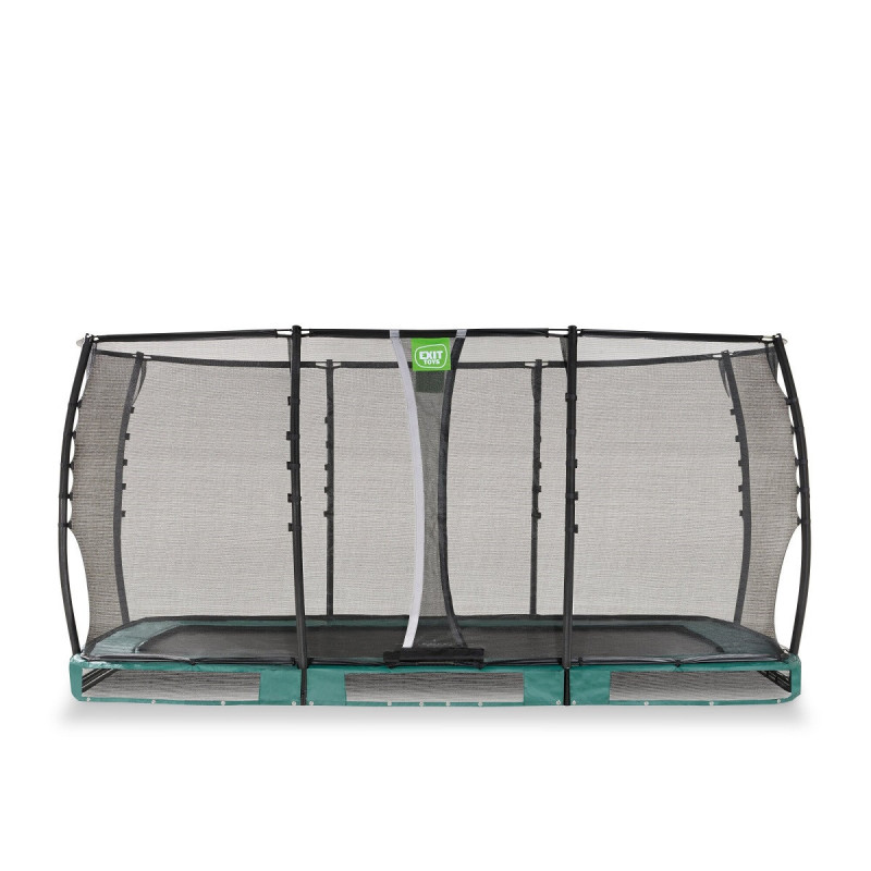 Trampoline enterré Allure Premium - vert - 244x427cm - Exit Toys