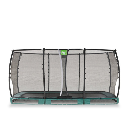 Trampoline enterré Allure Premium - vert - 244x427cm - Exit Toys