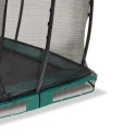 Trampoline enterré Allure Premium - vert - 244x427cm - Exit Toys