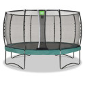 Trampoline sur pieds Allure Premium - vert - diam. 427cm - Exit Toys