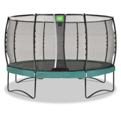 Trampoline sur pieds Allure Premium - vert - diam. 427cm - Exit Toys
