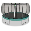 Trampoline sur pieds Allure Premium - vert - diam. 427cm - Exit Toys