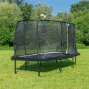Trampoline sur pieds Allure Classic - noir - 214x366cm - Exit Toys