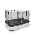 Trampoline sur pieds Allure Classic - noir - 214x366cm - Exit Toys