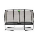 Trampoline sur pieds Allure Classic - noir - 214x366cm - Exit Toys