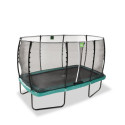 Trampoline sur pieds Allure Classic - vert - 214x366cm - Exit Toys