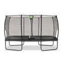 Trampoline sur pieds Allure Classic - noir - 244x427cm - Exit Toys