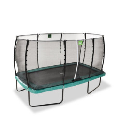 Trampoline sur pieds Allure Classic - vert - 244x427cm - Exit Toys