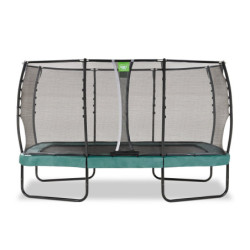 Trampoline sur pieds Allure Premium - vert - 244x427cm - Exit Toys