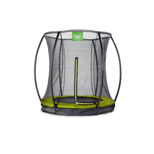 Trampoline enterré Silhouette - vert - diam. 183cm - Exit Toys