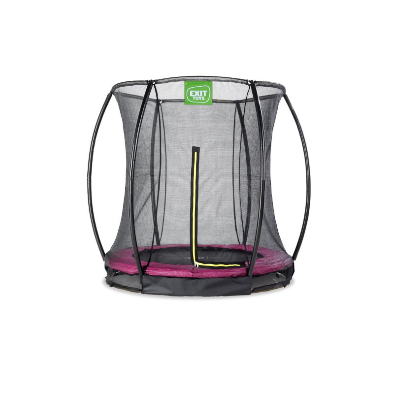 Trampoline enterré Silhouette - rose - diam. 183cm - Exit Toys