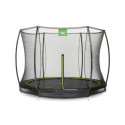 Trampoline enterré Silhouette - noir - diam. 244cm - Exit Toys