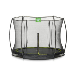 Trampoline enterré Silhouette - noir - diam. 244cm - Exit Toys