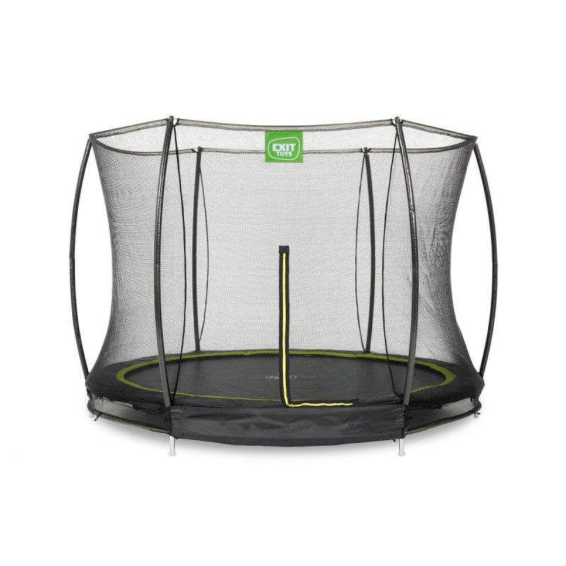 Trampoline enterré Silhouette - noir - diam. 244cm - Exit Toys