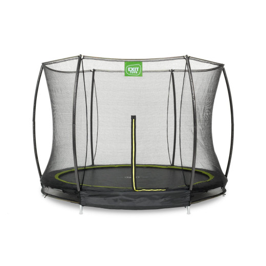 Trampoline enterré Silhouette - noir - diam. 244cm - Exit Toys