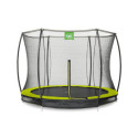 Trampoline enterré Silhouette - vert - diam. 244cm - Exit Toys