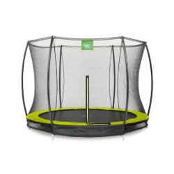 Trampoline enterré Silhouette - vert - diam. 244cm - Exit Toys