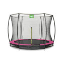 Trampoline enterré Silhouette - rose - diam. 244cm - Exit Toys
