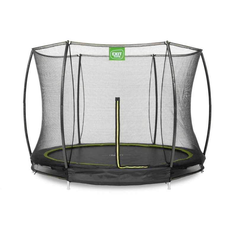 Trampoline enterré Silhouette - noir - diam. 305cm - Exit Toys