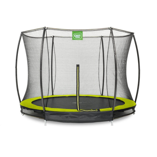 Trampoline enterré Silhouette - vert - diam. 305cm - Exit Toys