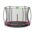 Trampoline enterré Silhouette - rose - diam. 305cm - Exit Toys