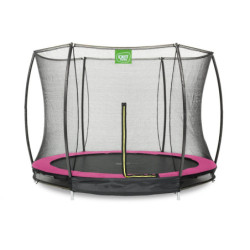 Trampoline enterré Silhouette - rose - diam. 305cm - Exit Toys