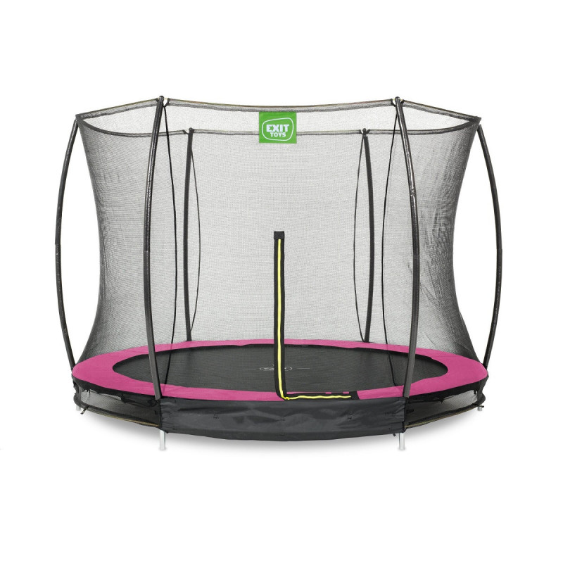 Trampoline enterré Silhouette - rose - diam. 305cm - Exit Toys