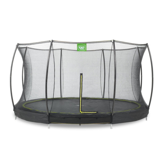 Trampoline enterré Silhouette - noir - diam. 366cm - Exit Toys