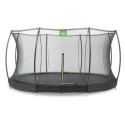 Trampoline enterré Silhouette - noir - diam. 427cm - Exit Toys