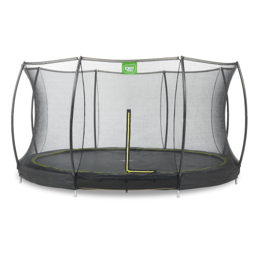 Trampoline enterré Silhouette - noir - diam. 427cm - Exit Toys