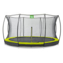 Trampoline enterré Silhouette - vert - diam. 427cm - Exit Toys