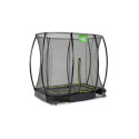 Trampoline enterré Silhouette - noir - 153x214cm - Exit Toys