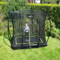 Trampoline enterré Silhouette - noir - 153x214cm - Exit Toys