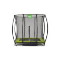 Trampoline enterré Silhouette - vert - 153x214cm - Exit Toys