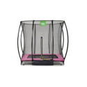 Trampoline enterré Silhouette - rose - 153x214cm - Exit Toys