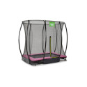Trampoline enterré Silhouette - rose - 153x214cm - Exit Toys