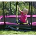 Trampoline enterré Silhouette - rose - 153x214cm - Exit Toys