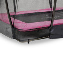 Trampoline enterré Silhouette - rose - 153x214cm - Exit Toys