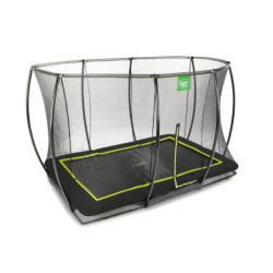 Trampoline enterré Silhouette - noir - 214x305cm - Exit Toys