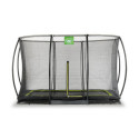 Trampoline enterré Silhouette - noir - 214x305cm - Exit Toys