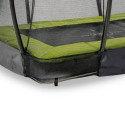 Trampoline enterré Silhouette - vert - 214x305cm - Exit Toys