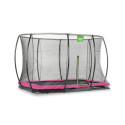 Trampoline enterré Silhouette - rose - 214x305cm - Exit Toys