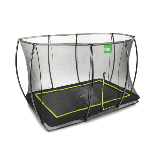 Trampoline enterré Silhouette - noir - 244x366cm - Exit Toys
