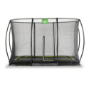 Trampoline enterré Silhouette - noir - 244x366cm - Exit Toys